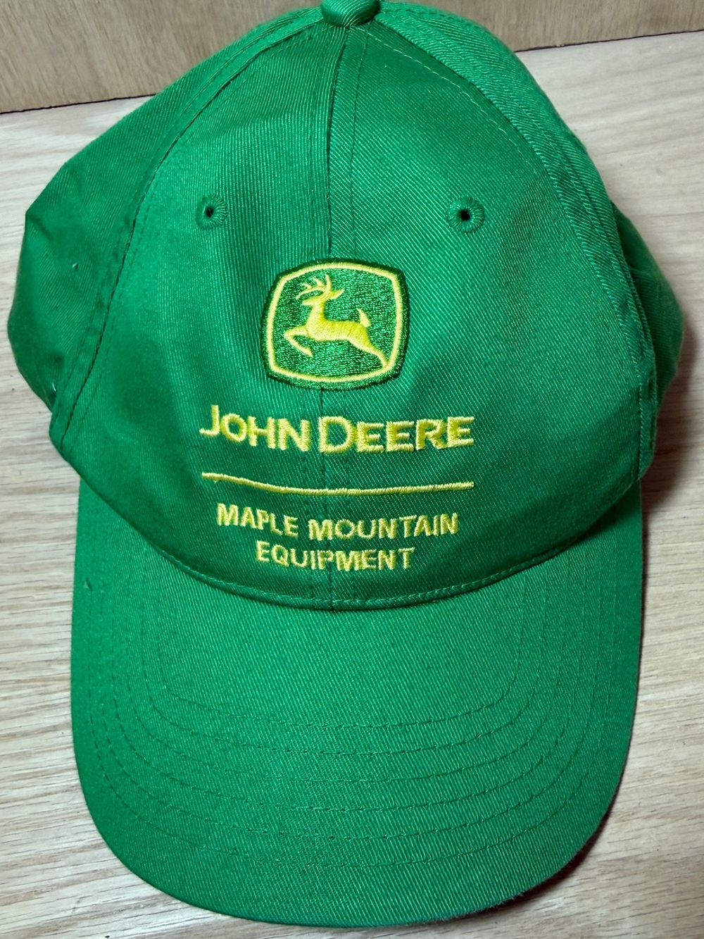 John Deere Green Cap w/ Logo Patch vintage hat
